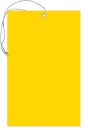 Elastic String Tag 3 1/2 x 5 1/2 Fluorescent Gold Yellow